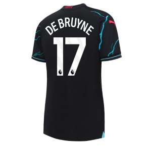Manchester City Kevin De Bruyne #17 Tredjetröja Dam 2023-24 Kortärmad